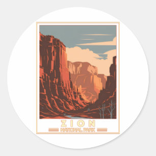 Zion National Park Sticker 