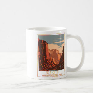 Zion National Park Sticker Coffee Mug