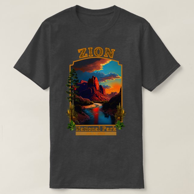 Zion National Park T-Shirt (Design Front)