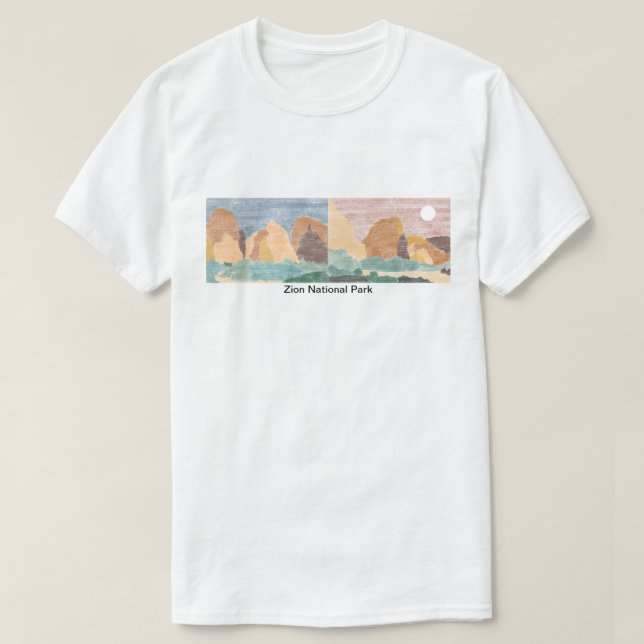 Zion National Park T-Shirt (Design Front)