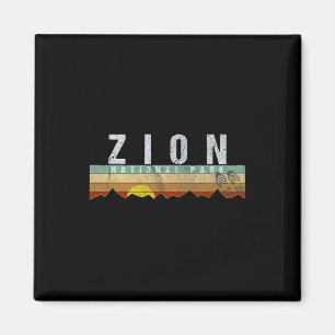 Zion National Park Tee Camping Hiking Tee 1 Magnet