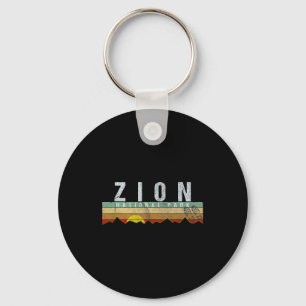 Zion National Park Tee Camping Hiking Tee Key Ring