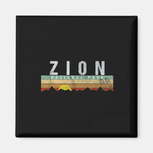 Zion National Park Tee Camping Hiking Tee Magnet