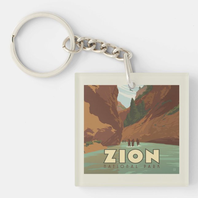 Zion National Park | The Narrows Key Ring (Front)