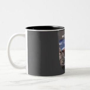 Zion National Park - The Virgin River  Two-Tone Coffee Mug