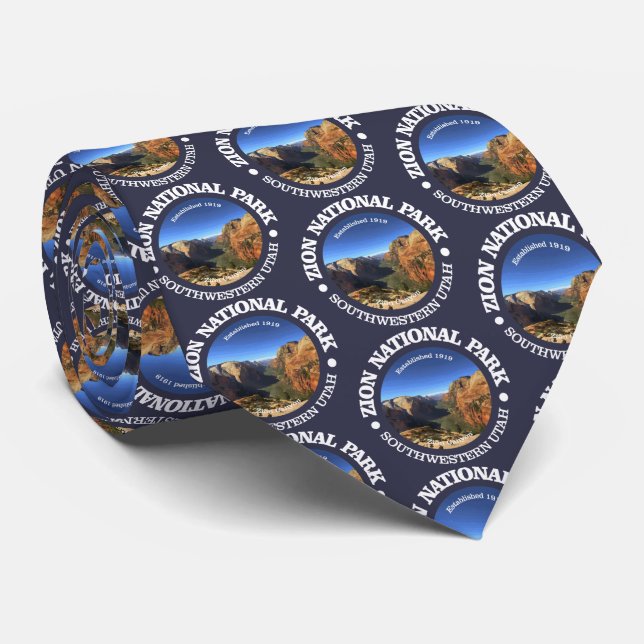 Zion National Park Tie (Rolled)