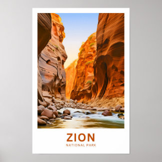 Zion National Park Travel Print