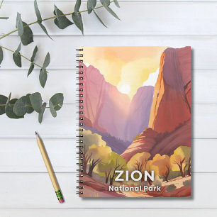 Zion National Park Travel Watercolor Notebook