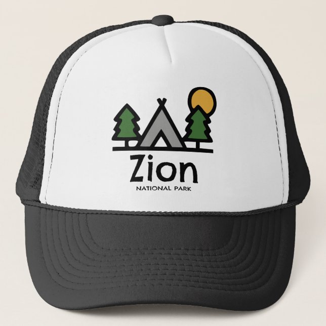 Zion National Park Trucker Hat (Front)
