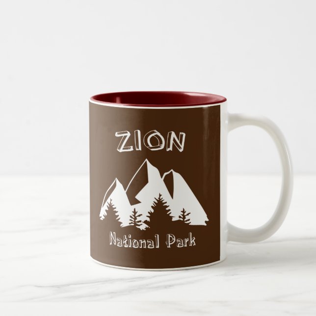 Zion National Park Two-Tone Coffee Mug (Right)