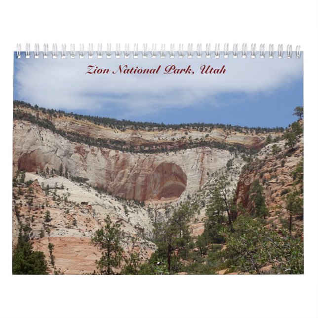 Zion National Park, Utah Calendar (Cover)