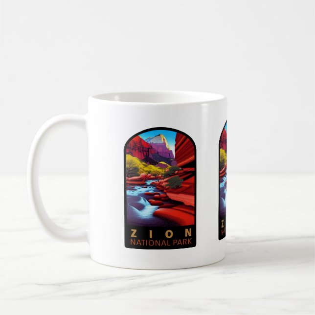 Zion National Park Utah Coffee Mug (Left)