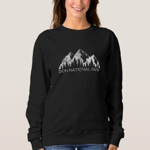 Zion National Park Utah Cool Zion Souvenir Zip Sweatshirt