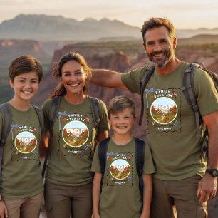 Zion National Park, Utah- Family Vacation Custom T-Shirt