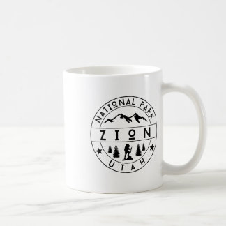 Zion National Park Utah Hiker Nature Hiking Outdoo Coffee Mug