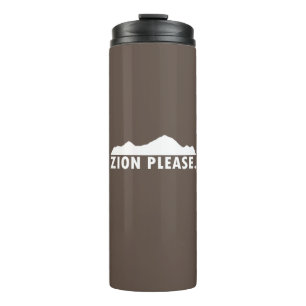Zion National Park Utah Please Thermal Tumbler
