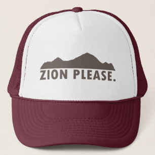 Zion National Park Utah Please Trucker Hat