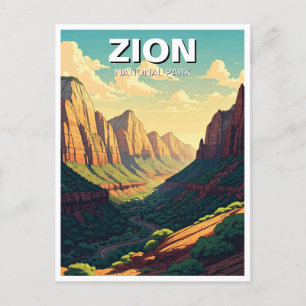 Zion National Park Utah Postcard