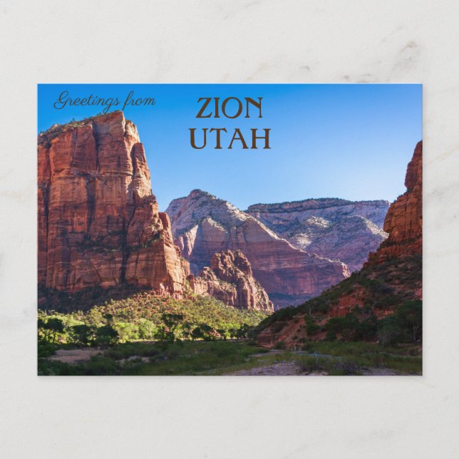 Zion National Park - Utah Postcard (Front)