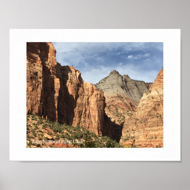 Zion National Park, Utah Poster (Front)