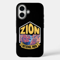 Zion National Park Utah Retro