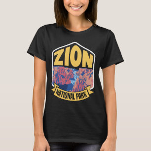 Zion National Park Utah Retro T-Shirt