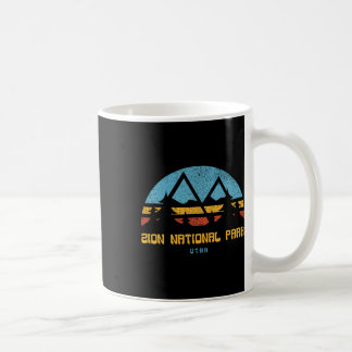 Zion National Park Utah Retro Vintage Hiking Gift  Coffee Mug