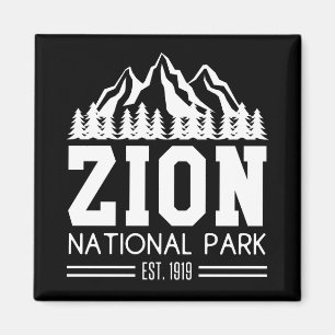 Zion National Park Utah USA Outdoors Hiking Magnet