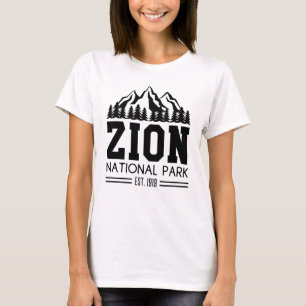 Zion National Park Utah USA Outdoors Hiking T-Shirt