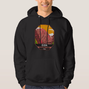 Zion National Park Utah Vintage Hoodie