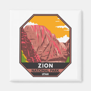 Zion National Park Utah Vintage Magnet