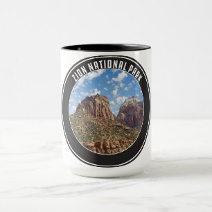 Zion National Park Utah Vintage Retro Zion Canyon Mug