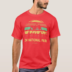 Zion National Park Vintage 4 T-Shirt
