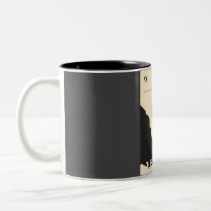 Zion National Park Vintage Minimal Retro Travel Po Two-Tone Coffee Mug