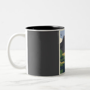 Zion National Park Vintage Travel Two-Tone Coffee Mug