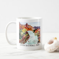 Zion National Park Watercolor Art