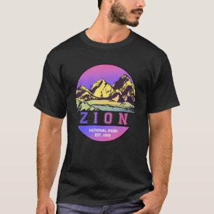 Zion National Park WPA Poster Style Graphic Utah T-Shirt