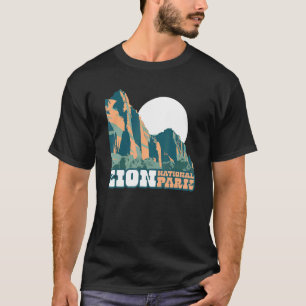 Zion National Park WPA Poster Style Graphic Utah T-Shirt