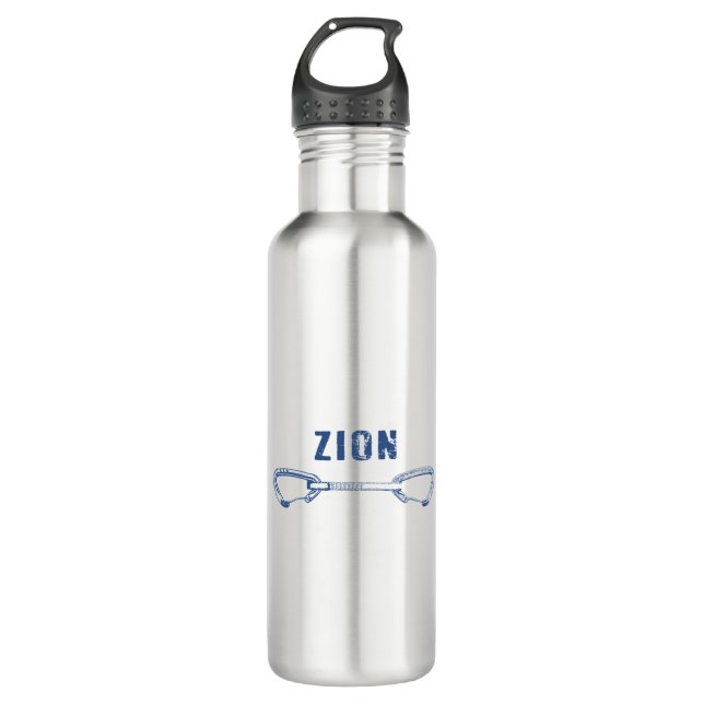 Zion Rock Climbing Quickdraw 710 Ml Water Bottle (Front)