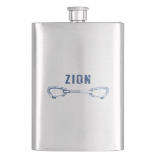 Zion Rock Climbing Quickdraw Hip Flask