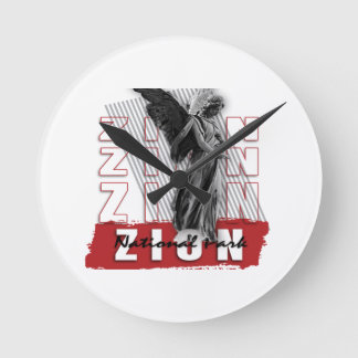 Zion small round clock