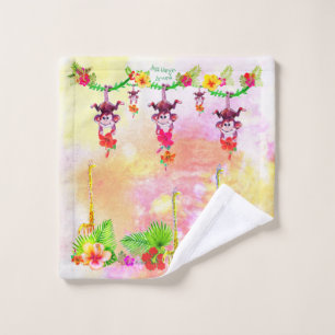 Zion the Monkey & Wash Cloth