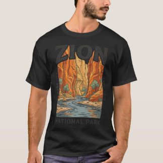 Zion The Narrows Utah National Parks Outdoors T-Shirt