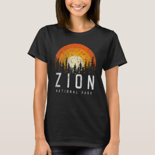 Zion US National Park Retro Style Vintage 70s 80s T-Shirt