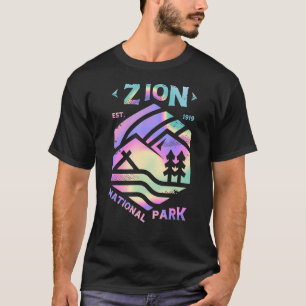 Zion Utah Beehive State National Parks Mighty 5 Te T-Shirt