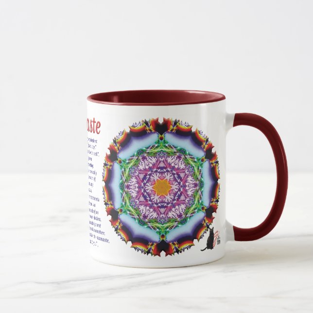 Zionesque Namaste Mug (Right)