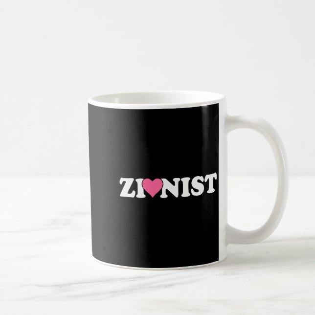 Zionist Funny Valentine Day Retro Love Meme Family Coffee Mug (Right)