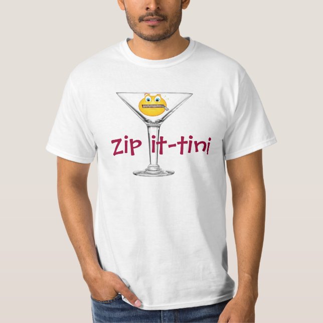 Zip it-tini T-Shirt (Front)