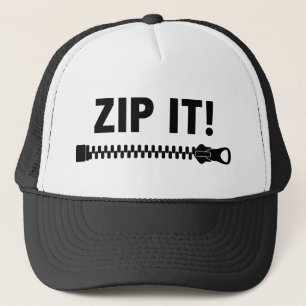 ZIP IT! TRUCKER HAT