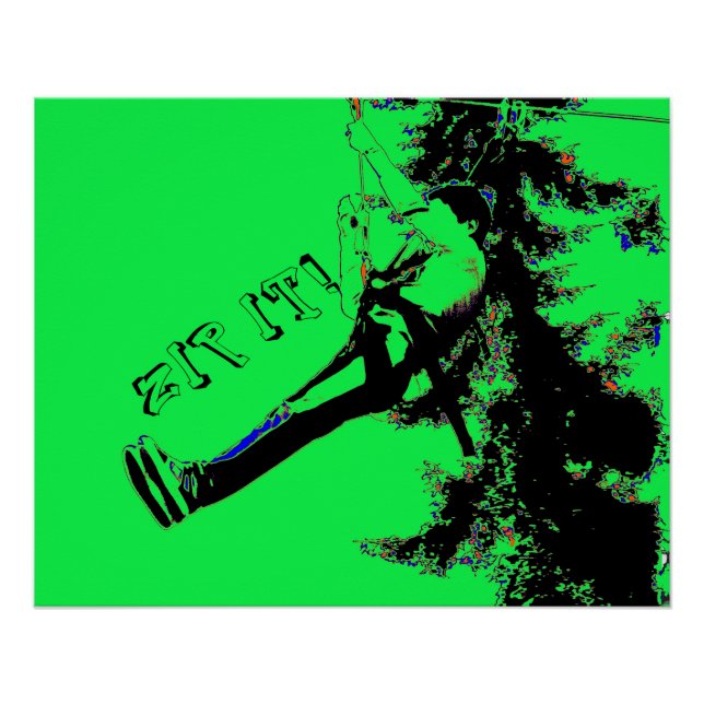  Zip IT! - Zipline Rider Poster (Front)